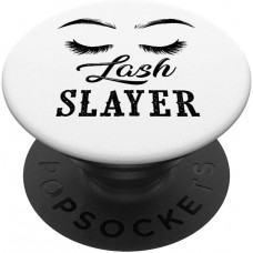 Lash Slayer Gift For Your Eyelash Tech Who Slays Lashes PopSockets PopGrip: Swappable Grip for Phones &amp; Tablets
